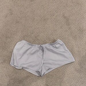 Brandy Melville Light blue silk shorts